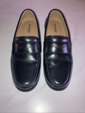 Dockers Colleague Black Leather Slip-On Loafers - Men’s US 10